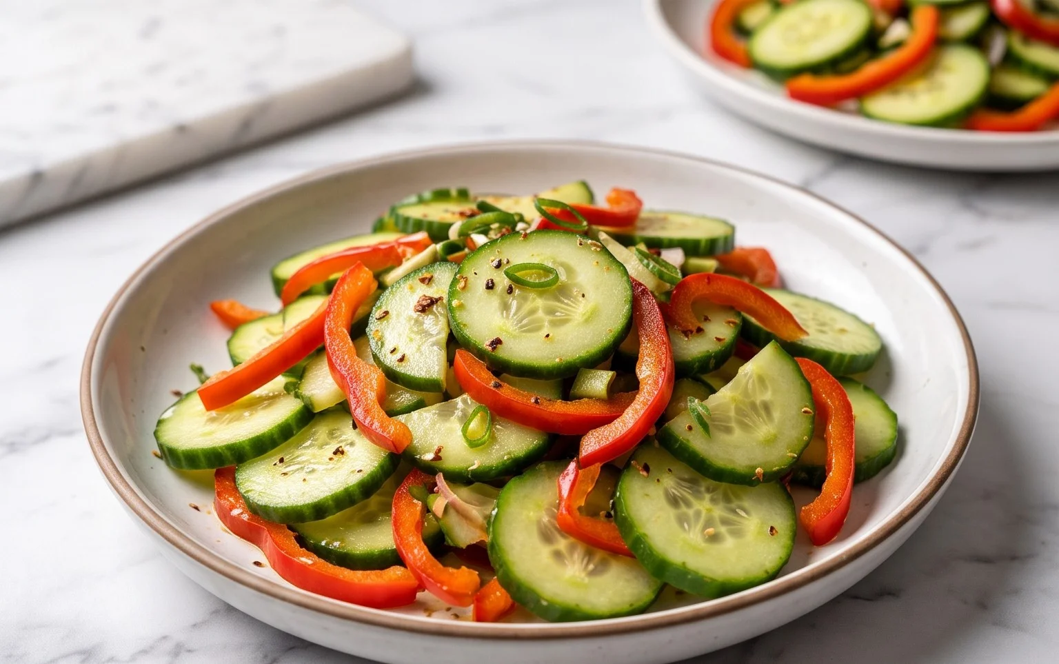 Salade Concombre Poivron TikTok : La Recette Fraîcheur Virale