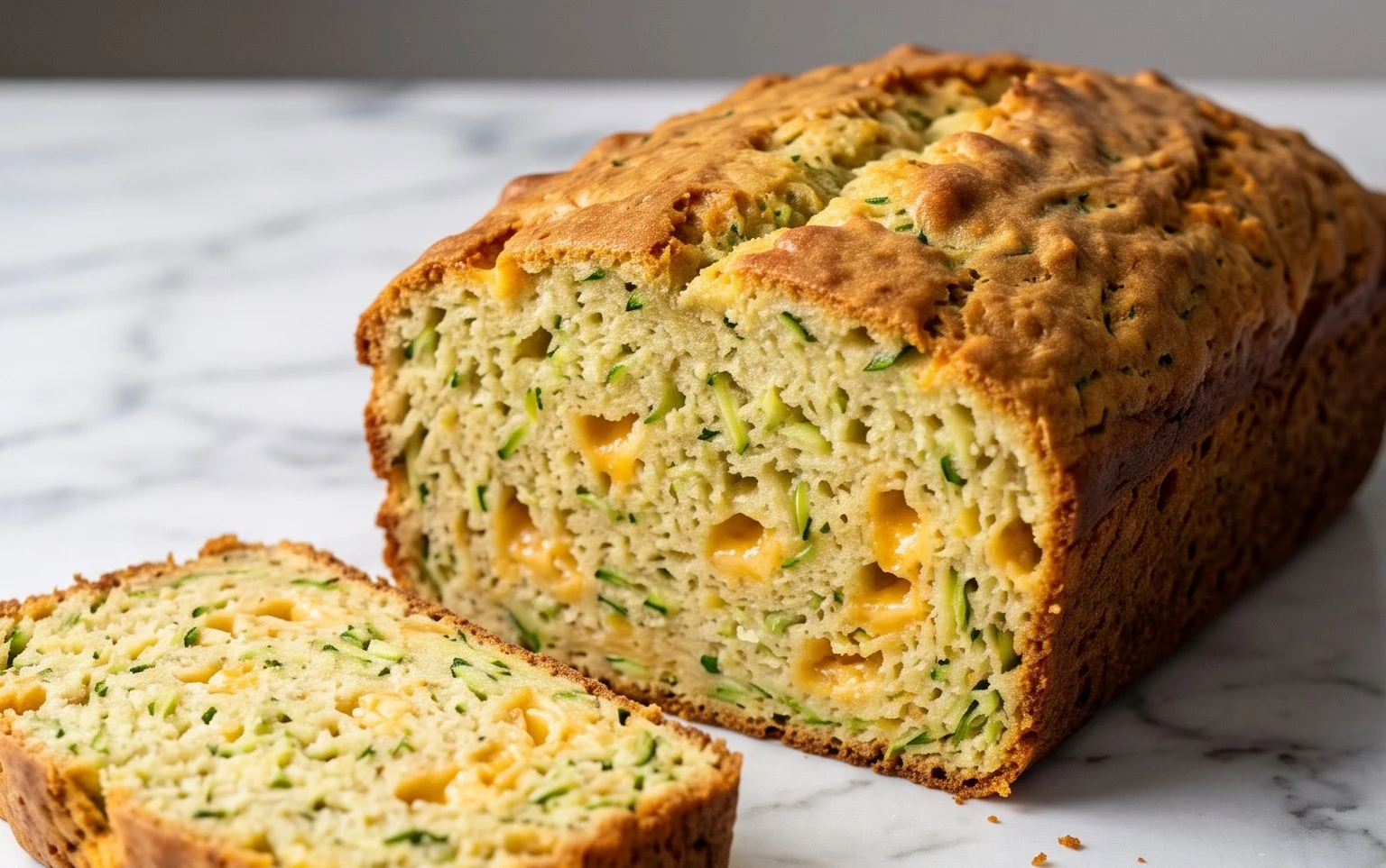 Pain Courgette Cheddar Rapide & Salé
